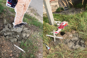 Вандалы сломали муляжи детей во Владимире