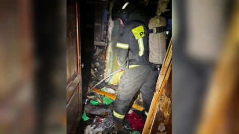 При пожаре в Гусь-Хрустальном погиб человек