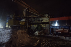 Во Владимирской области вспыхнул деревообрабатывающий завод