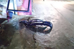 Во Владимире врезавшийся в остановку водитель сбил двух маленьких детей