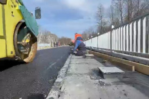 В Гусь-Хрустальном открыли 45-метровый мост через реку Судогда