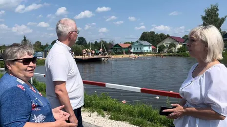 Жители Владимирской области обустроили пляж и очистили водоем