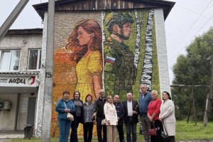 В Судогде открыли мурал, посвященный героям СВО