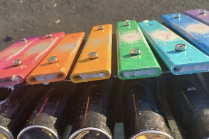 Во Владимире вандалы залили герметиком детский ксилофон у ДТЮ