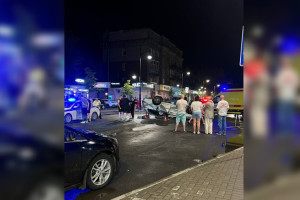 В Муроме после столкновения с кабриолетом перевернулась иномарка