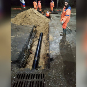 Во владимирском микрорайоне Юрьевец отремонтировали ливневку