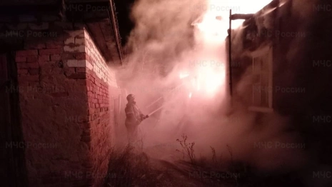 В районе Владимирской области сгорел частный жилой дом
