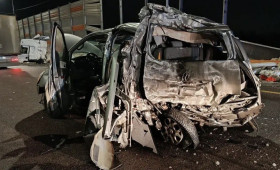 На М-12 во Владимирской области столкнулись фура и легковушка: 3 человека пострадали