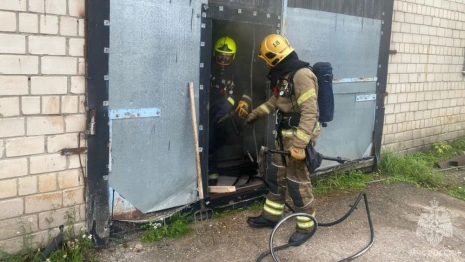 Во Владимирской области загорелся цех на мебельном производстве