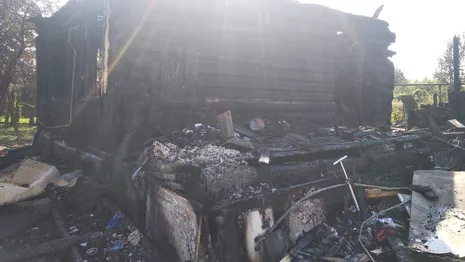 Появилось видео с места смертельного пожара в Лакинске