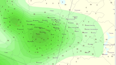 Во Владимирской области циклон «Зион» принес 43% от месячной нормы осадков
