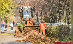 С улиц Владимира за неделю вывезли 60 тонн мусора