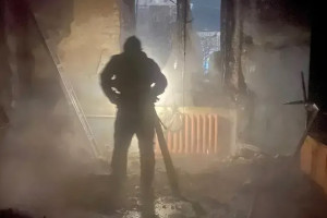 При пожаре в поселке Боголюбово погиб 54-летний мужчина