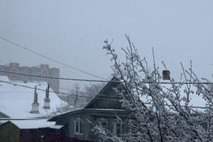 Владимир завалило снегом 15 ноября