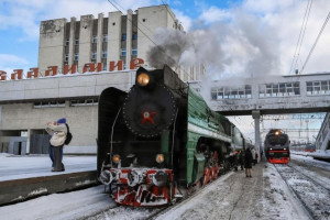 Ретро-поезд перевез из Владимира в Гусь-Хрустальный 1,7 тыс. пассажиров