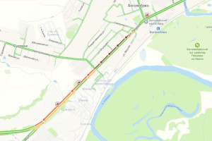 Въезд во Владимир заблокировала авария в Боголюбово 