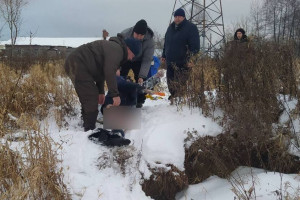 В Собинке мужчина провалился в полынью на Клязьме