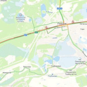 Во Владимирской области М-7 Волга встала в 9-километровой пробке