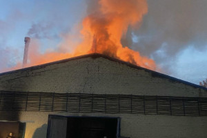 В Кольчугино произошел пожар на производстве