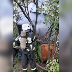 На пожаре в Александрове пострадал 71-летний пенсионер