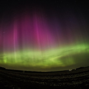 Невероятное северное сияние в небе над Владимирской областью показали на видео