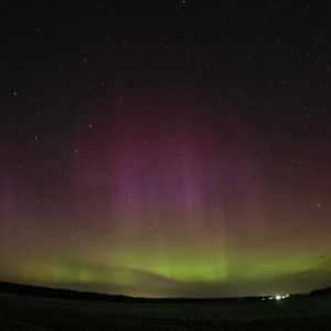 В небе над Владимирской областью увидели северное сияние