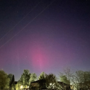 Во Владимирской области ночью снова увидели северное сияние