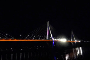 Ко Дню семьи, любви и верности второй муромский мост получил ночную подсветку
