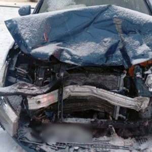 В Ковровском районе иномарка протаранила выезжавшее с заправки авто