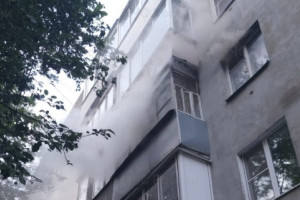 Во Владимирской области на пожаре в многоэтажке пострадал 60-летний мужчина