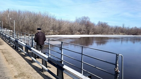 Начало половодья в Вязниках показали на фото