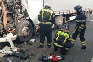 Водитель фуры умер в больнице после ДТП на роковом участке М-7 под Вязниками