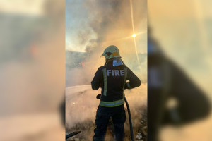 МЧС показало красивейшие кадры тушения пожара на рассвете во Владимире
