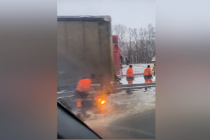 Очевидцы рассказали о массовой аварии на трассе М-7 во Владимирской области