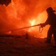 Во Владимирской области на мощном пожаре в бане пострадал 56-летний мужчина