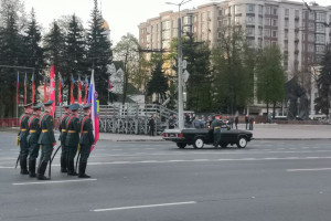 Во Владимире прошла первая репетиция военного парада
