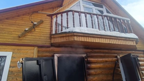 В Карабаново загорелся частный дом на Набережной