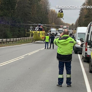 Владимирские медики прилетели на место крушения вертолета в Нижегородской области