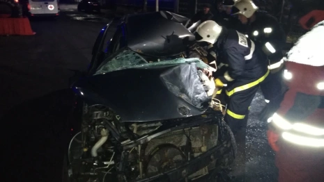 Под Судогдой водитель погиб в смятом после ДТП с Hummer китайском авто