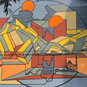 Во Владимире появились два геометрических граффити