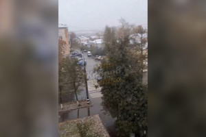 В Коврове выпал первый снег
