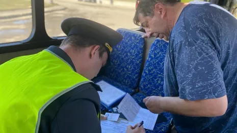 Во Владимире водителя междугороднего автобуса оштрафовали за непристегнутый ремень