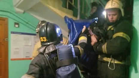 На пожаре во Владимире спасли одного человека