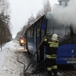 Спасатели рассказали подробности о загоревшемся во Владимирской области автобусе