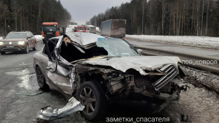 В ДТП на М-7 в Ковровском районе пострадала пассажирка