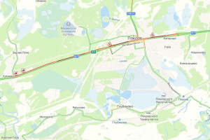 Во Владимирской области М-7 Волга встала в 9-километровой пробке