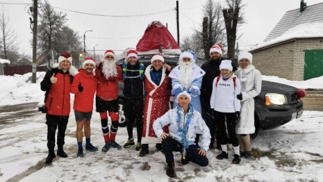 Во Владимире из-за непогоды отменили забег Дедов Морозов и Снегурочек
