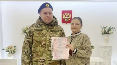 Жительница Гусь-Хрустального вышла замуж за бойца СВО