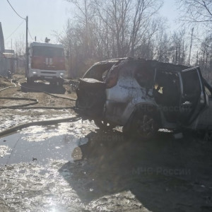 При пожаре в гараже в Гусь-Хрустальном пострадал мужчина