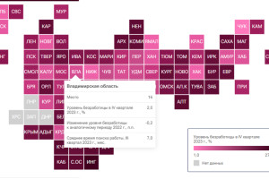 Владимирская область заняла 16 место по уровню безработицы